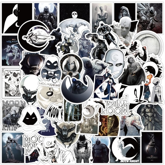 Moon Night Vinyl Stickers 25 pack - Picture 4 of 4